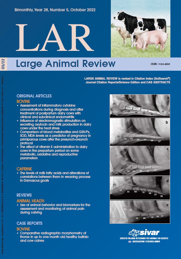 Use of animal behavior and biomarkers for the assessment and monitoring of  animal pain during calving | Large Animal Review